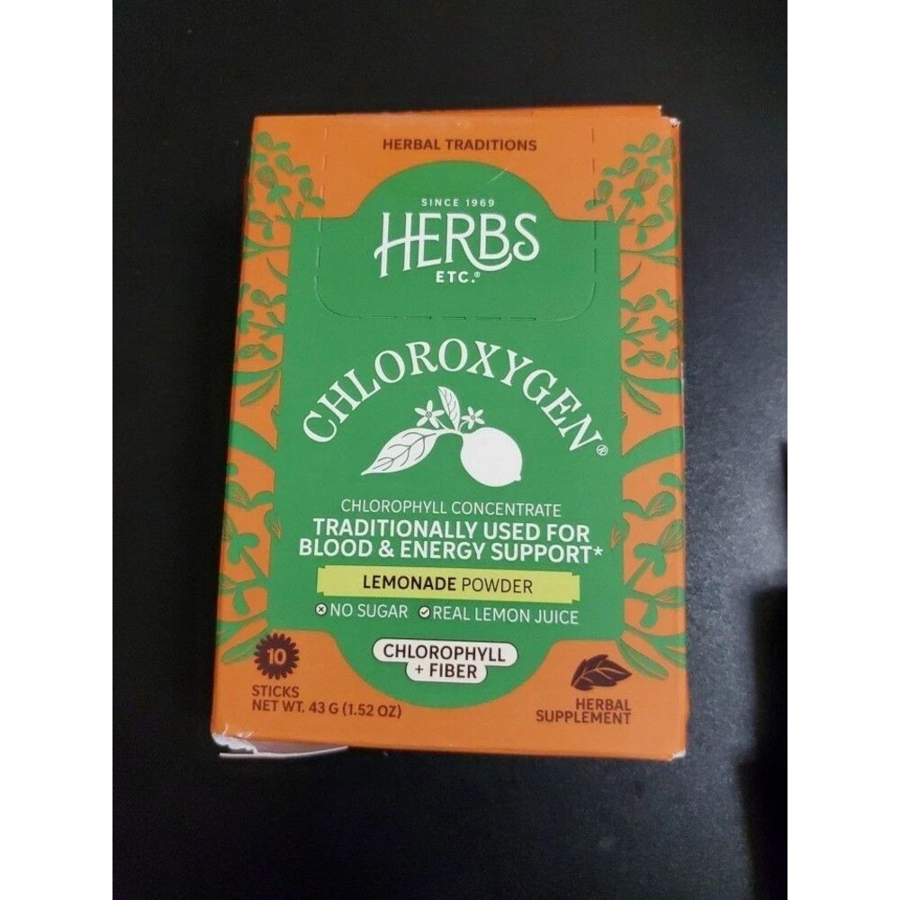 Herbs Etc. Chloroxygen Lemonade 10 sticks